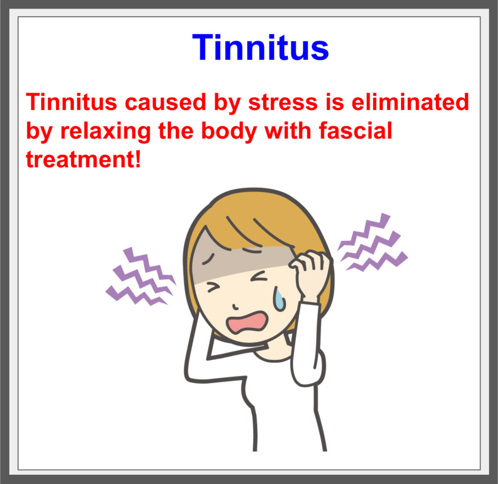 Improve tinnitus with fascial treatmnt.