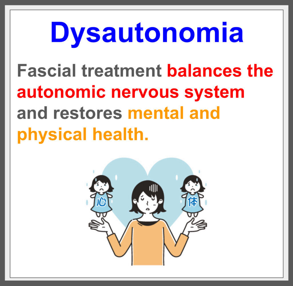 Relieve Dysautonomia with fascial treatment.