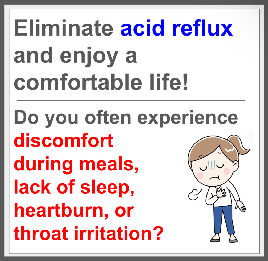 Fascial treatment improved acid reflux.