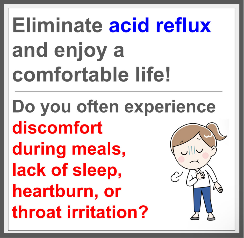 Fascial treatment improved acid reflux.