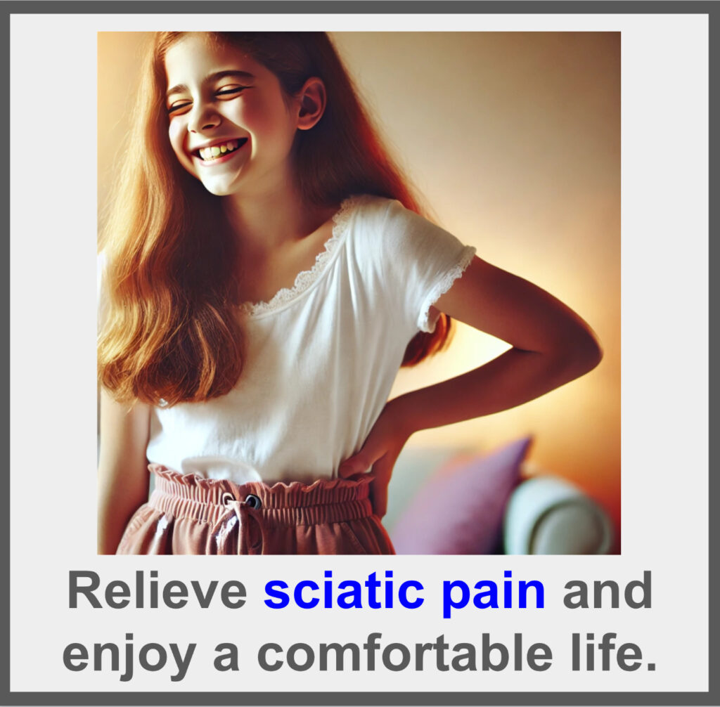 Relieve sciatica pain with fascia treatment. ^^