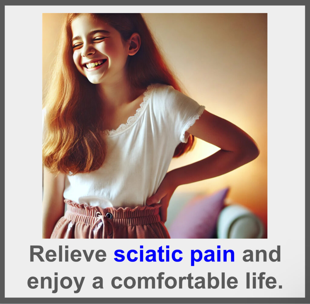 Relieve sciatica pain with fascia treatment. ^^