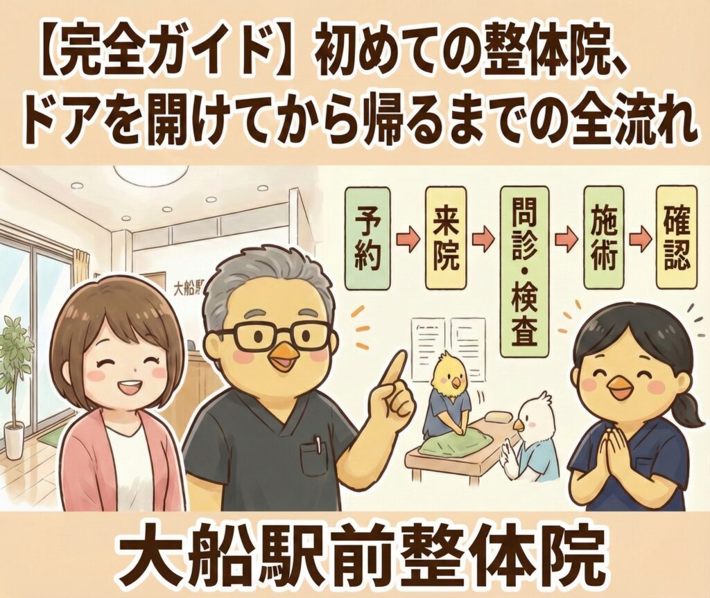 「整体って何するの？」その不安、漫画で解消します！🔰