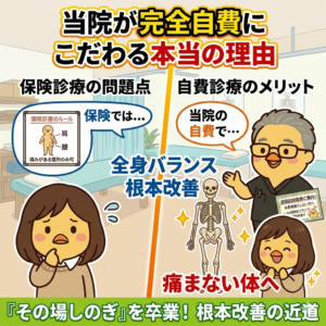 【なぜ自費の整体は「高い」のか？🤔】