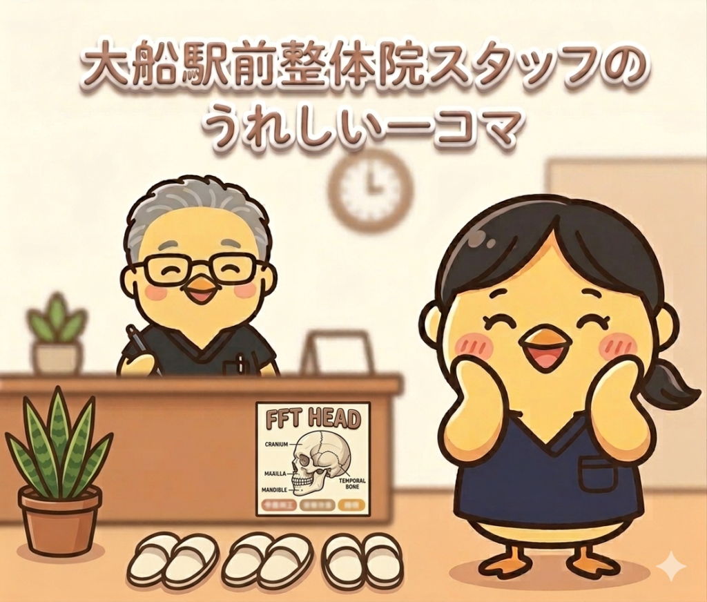 大船駅前整体院スタッフのうれしい一コマ