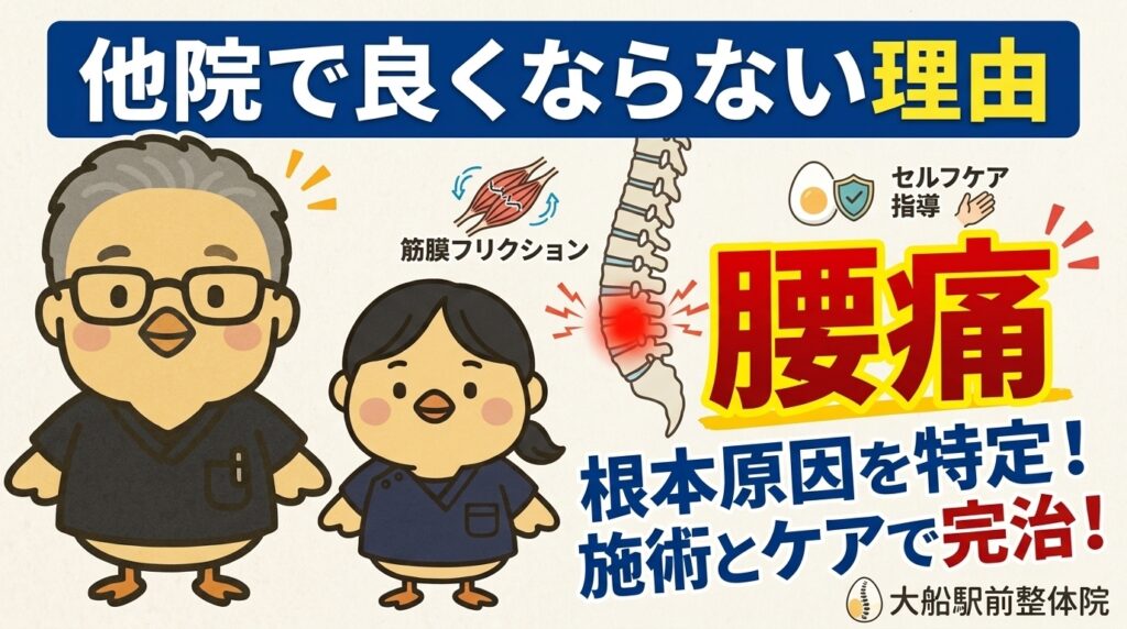 腰痛を根本から解消するアプローチ