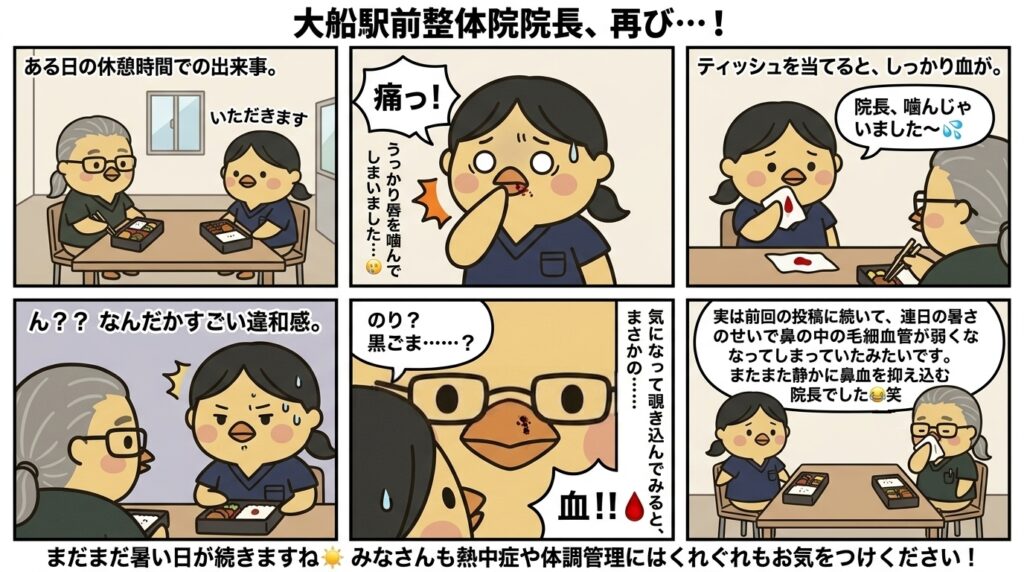 大船駅前整体院院長、再び…！