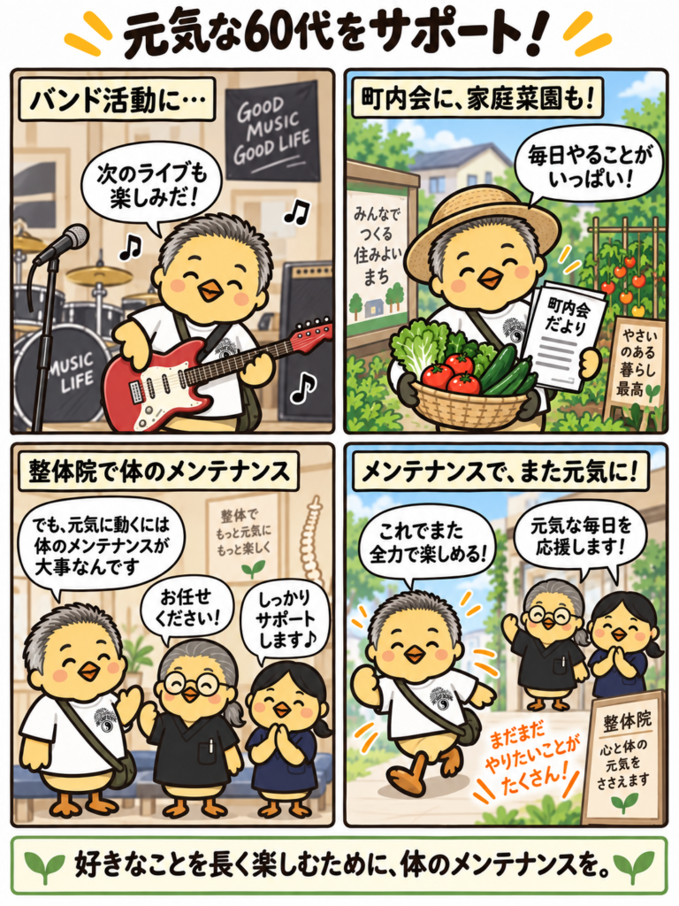 元気な60代を全力サポート！